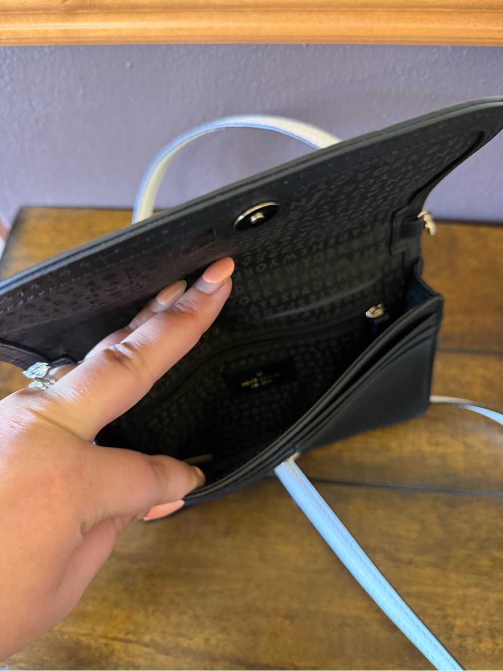 ✨ Kate Spade Colorblock Small Leather Crossbody Bag ✨ - Picture 8 of 9